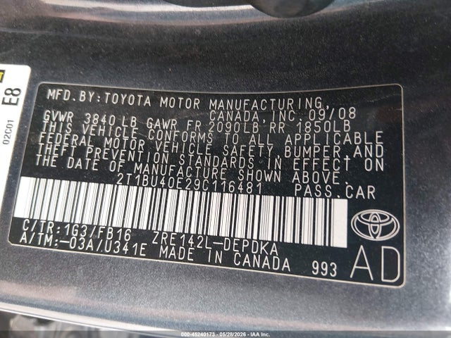 Toyota Corolla Le