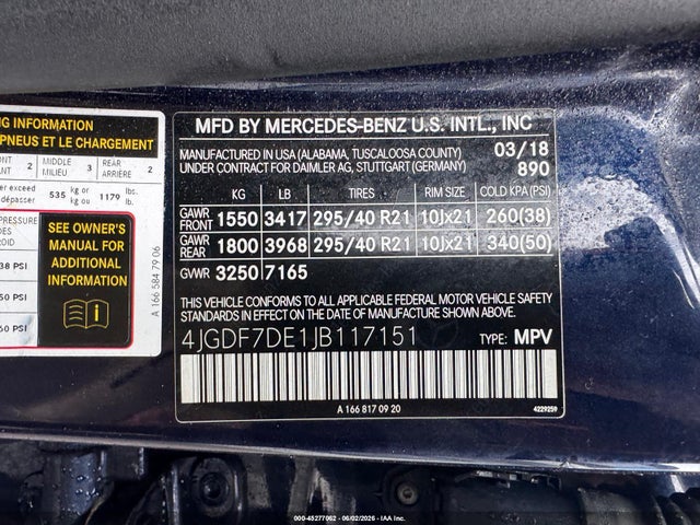 Mercedes-Benz Gls-class 4matic