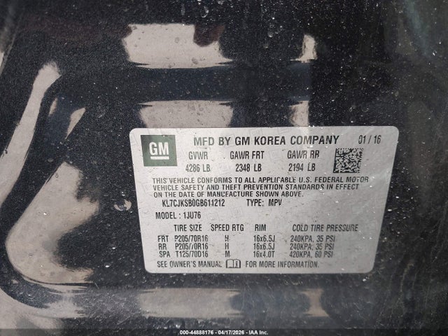 Chevrolet Trax 1ls
