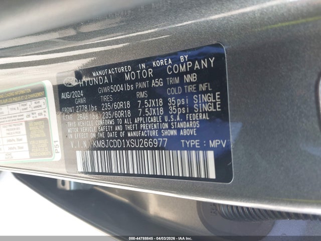 Hyundai TUCSON Sel Convenience