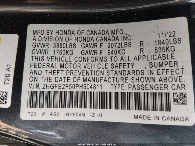 Honda Civic Sport