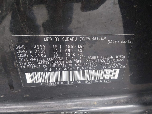 Subaru Impreza 2.0i
