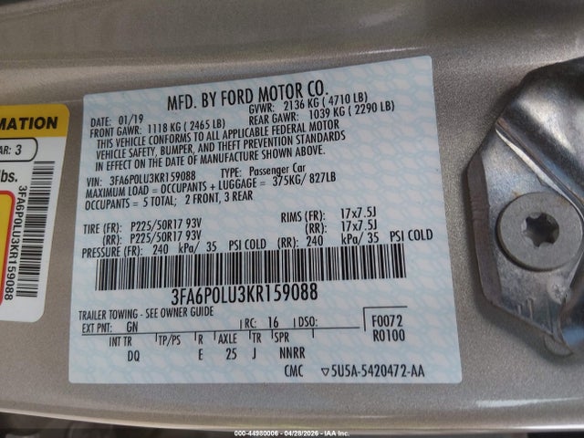 Ford Fusion Se