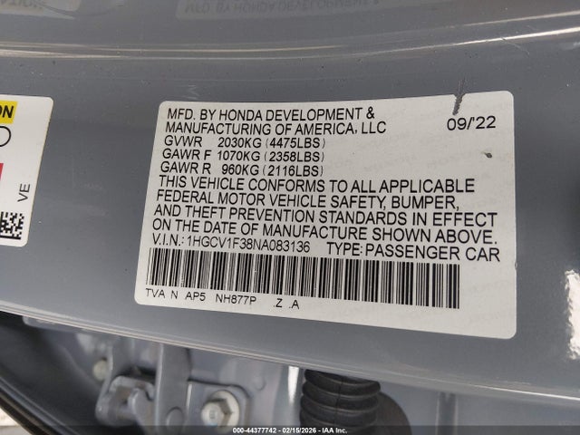 Honda Accord Sport