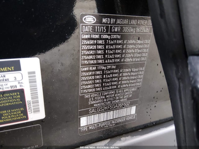 Land Rover Range Rover 3.0l V6 Turbocharged Diesel Hse Td6