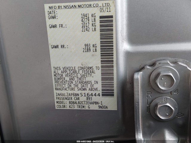 Nissan Altima 2.5 S