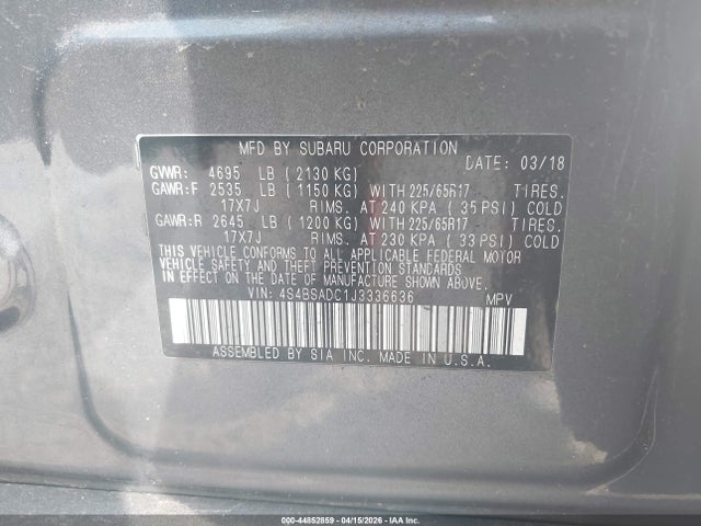 Subaru Outback 2.5i Premium