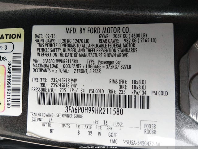 Ford Fusion Se
