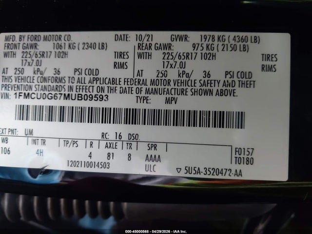 Ford Escape Se