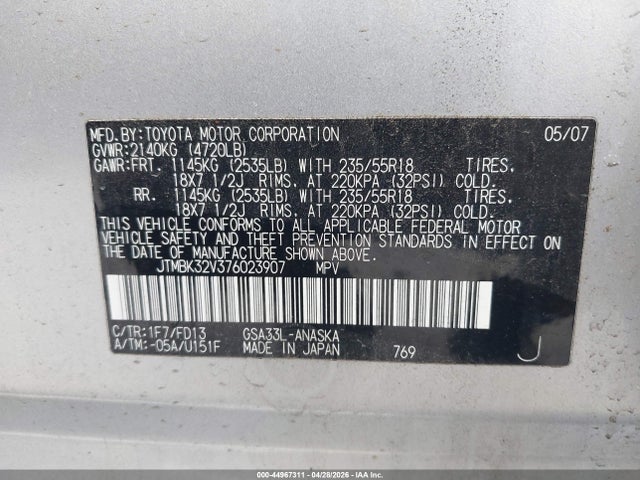 Toyota RAV4 Sport V6