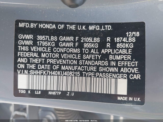 Honda Civic Sport