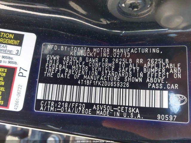 Toyota Camry Se
