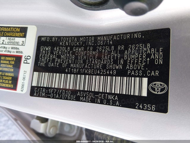 Toyota Camry Le