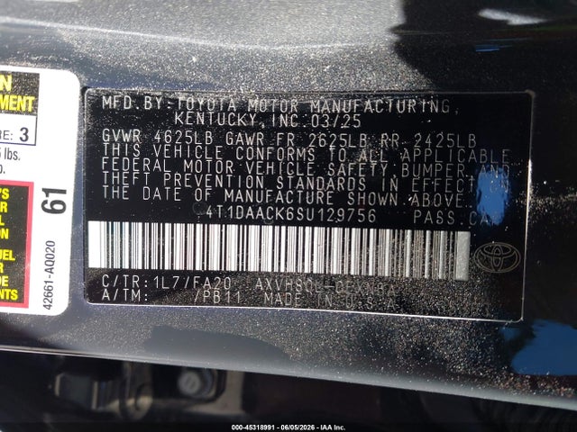Toyota Camry Le