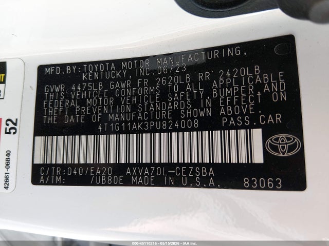 Toyota Camry Se
