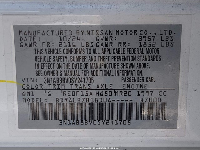 Nissan Sentra S