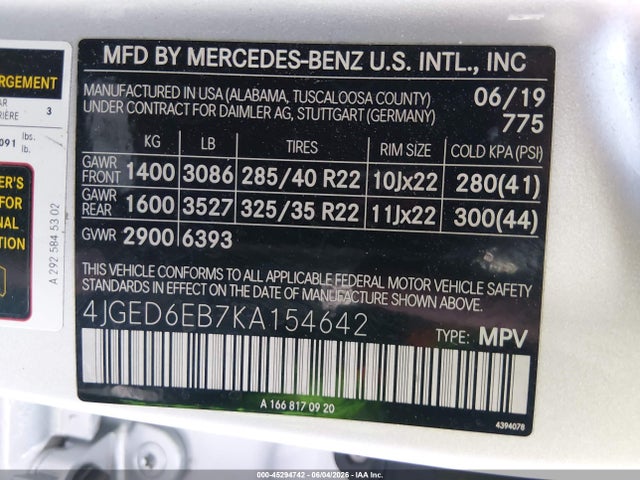 Mercedes-Benz GLE 4matic