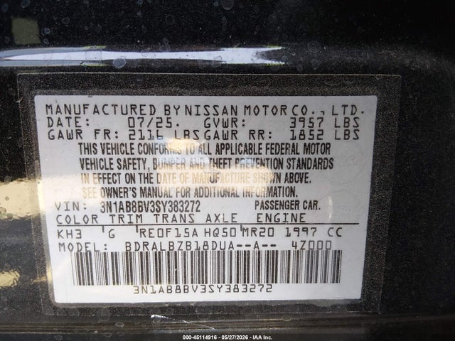 Nissan Sentra S