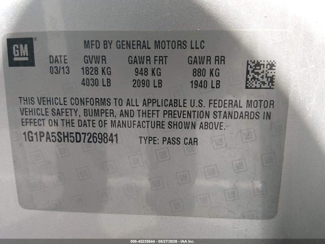 Chevrolet Cruze Ls Auto