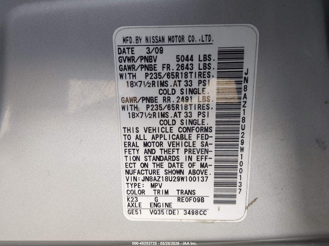 Nissan Murano Sl