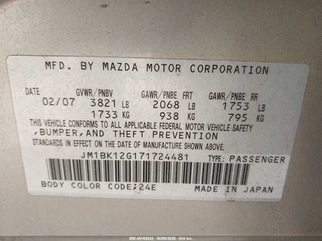 Mazda Mazda3 I