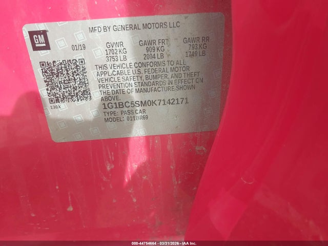 Chevrolet Cruze Ls
