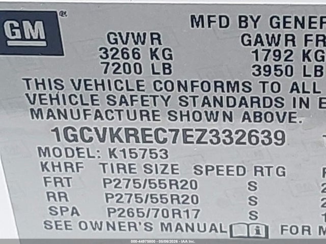 Chevrolet Silverado 1500 1lt