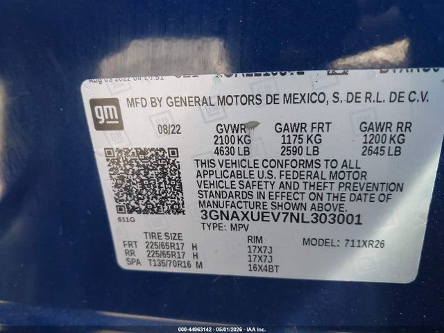 Chevrolet Equinox Awd Lt