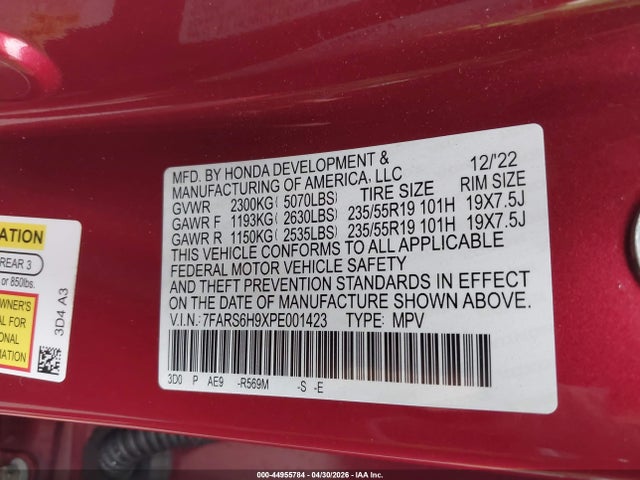 Honda CR-V Hybrid Sport Touring