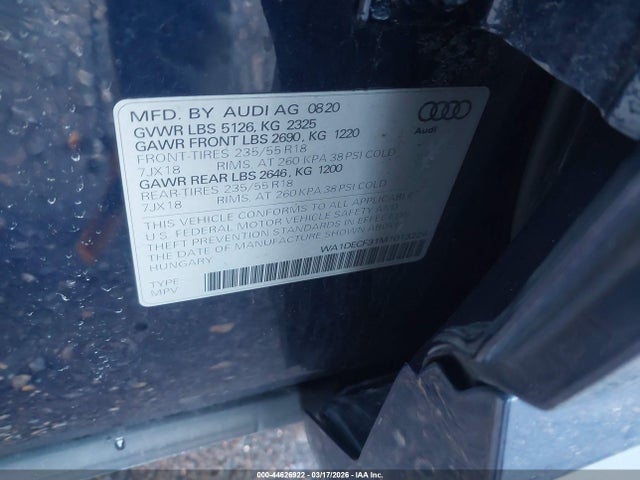 Audi Q3 Premium 45 Tfsi S Line Quattro Tiptronic