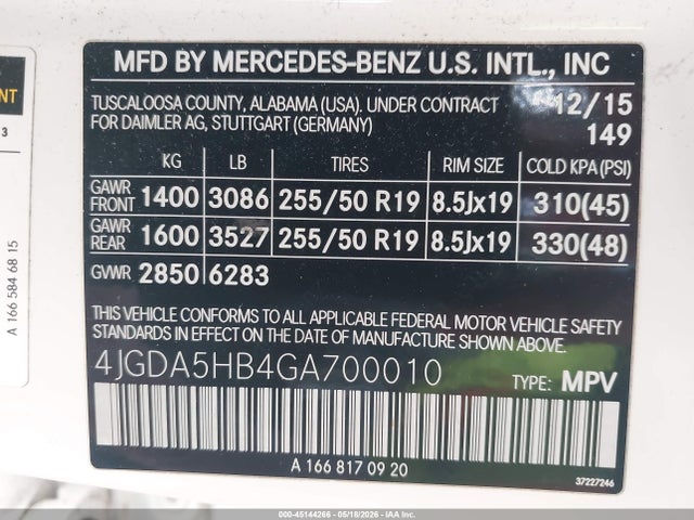 Mercedes-Benz GLE 4matic