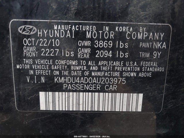 Hyundai ELANTRA Gls