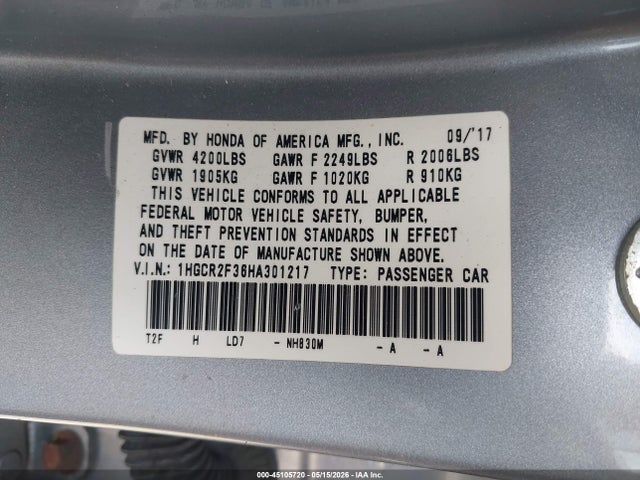 Honda Accord Lx