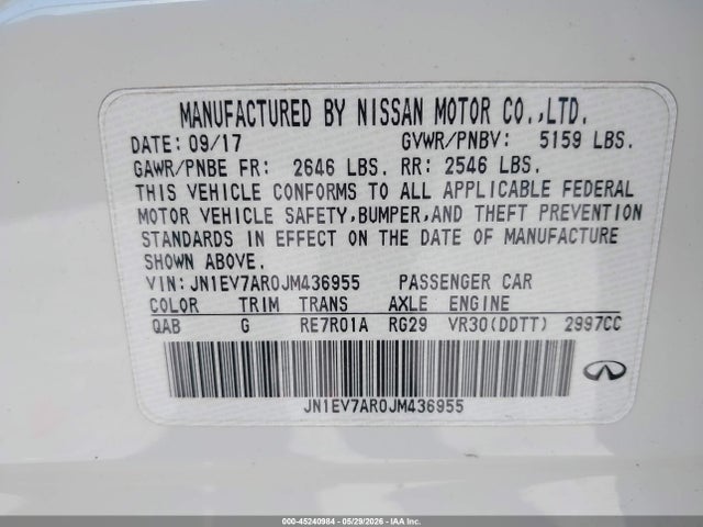 INFINITI Q50 3.0t Luxe