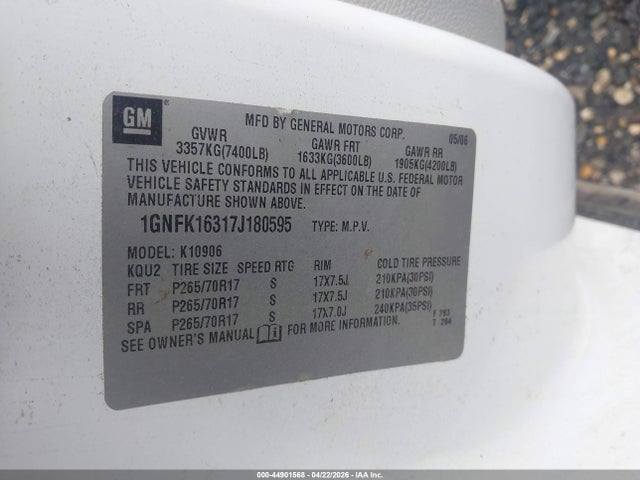Chevrolet Suburban 1500 Commercial Fleet