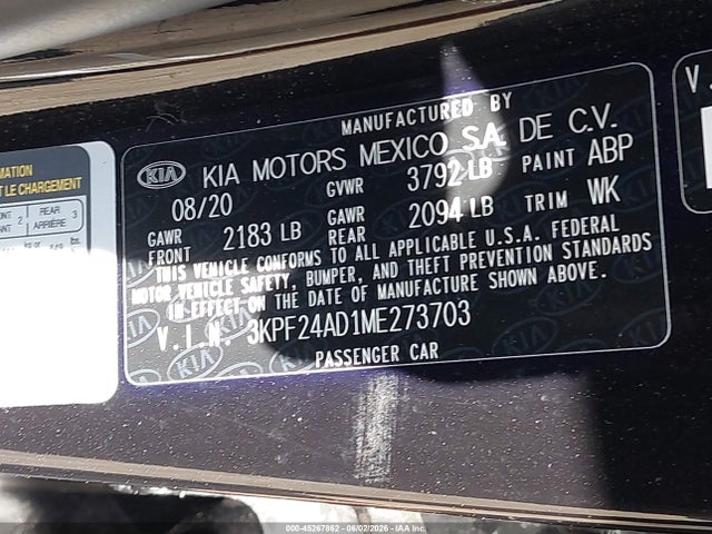 Kia Forte Lxs