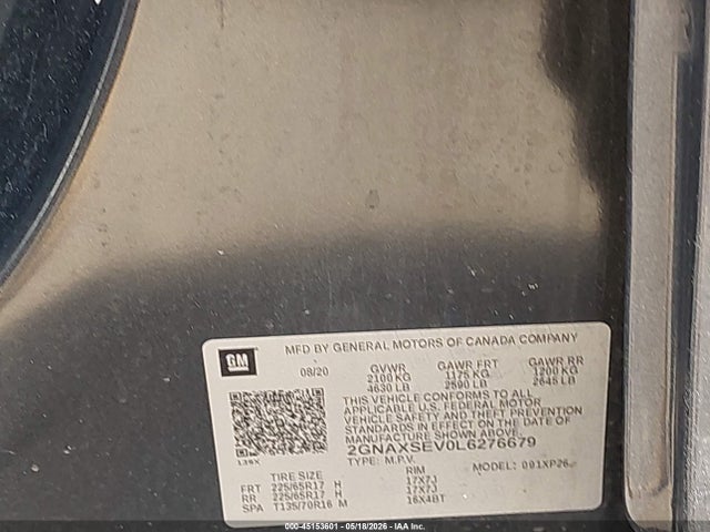 Chevrolet Equinox Awd Ls