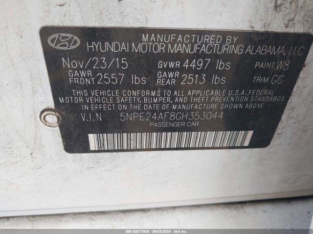 Hyundai SONATA Se
