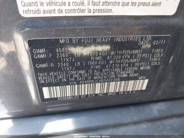 Subaru Outback 2.5i Limited