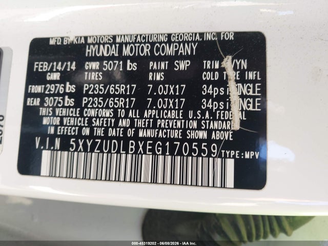 Hyundai SANTA FE 2.4l