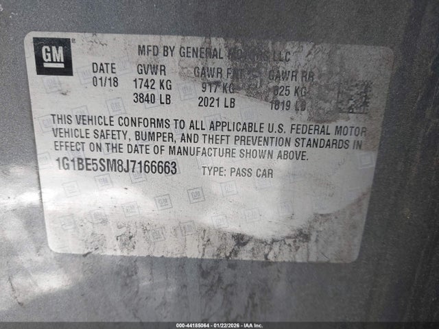 Chevrolet Cruze Lt Auto