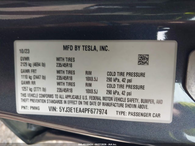 Tesla Model 3 Rear-wheel Drive
