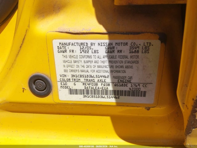 Nissan Sentra 1.8s