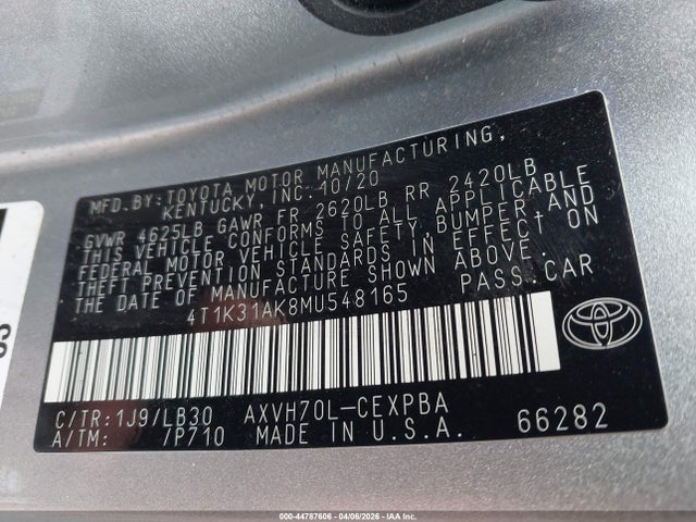 Toyota Camry Xse Hybrid