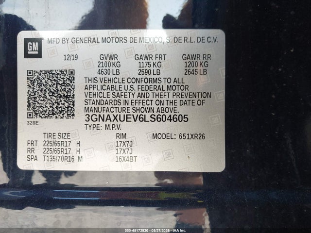Chevrolet Equinox Awd Lt 1.5l Turbo