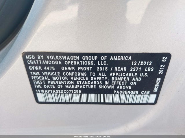 Volkswagen Passat 2.5l S