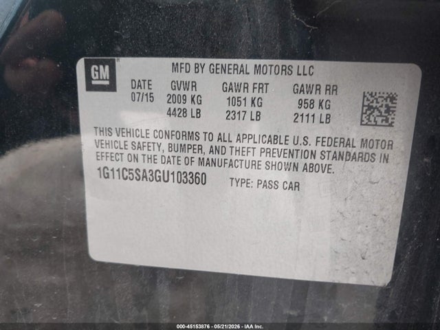 Chevrolet Malibu Lt
