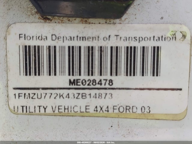 Ford Explorer Xls