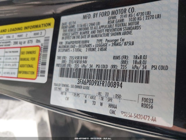 Ford Fusion Titanium