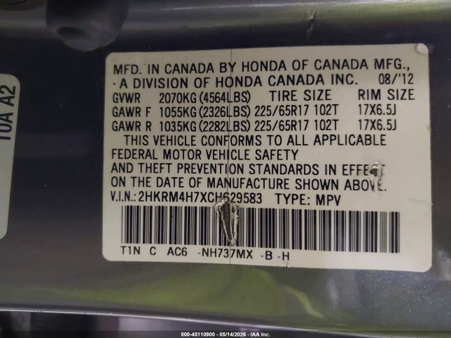Honda CR-V Ex-l